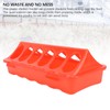 Flip Top Chick Feeder, Plastic Small Poultry Feeder with 12