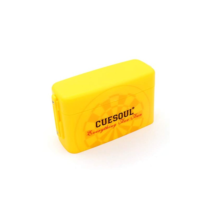 CUESOUL Dart Flights Case for ANTIE Hard Dart Case Yellow,Extra