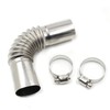 Stainless Steel Exhaust Pipe Angle Connector, 25 mm Exhaust Pipe