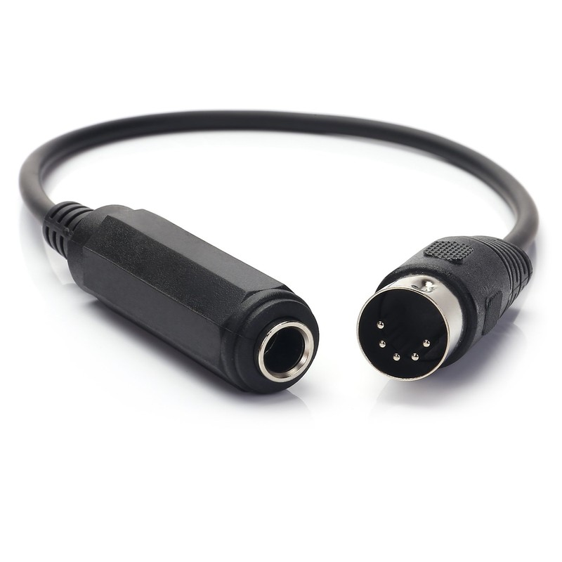 SiYear 6.35mm Female 1/4" TRS to DIN 5 Pin MIDI