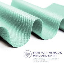 Sunshine Yoga Voyage Yoga Mat, 10 Pack, 72" x 24" Professional Studio and Gym Bulk Yoga Mats, 5mm Thick, Durable, Anti-Tear, Non Slip Fitness and Exercise Mats, Mint