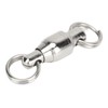 50pcs Ball Bearing Swivels Connector High Strength Stainless Steel Solid
