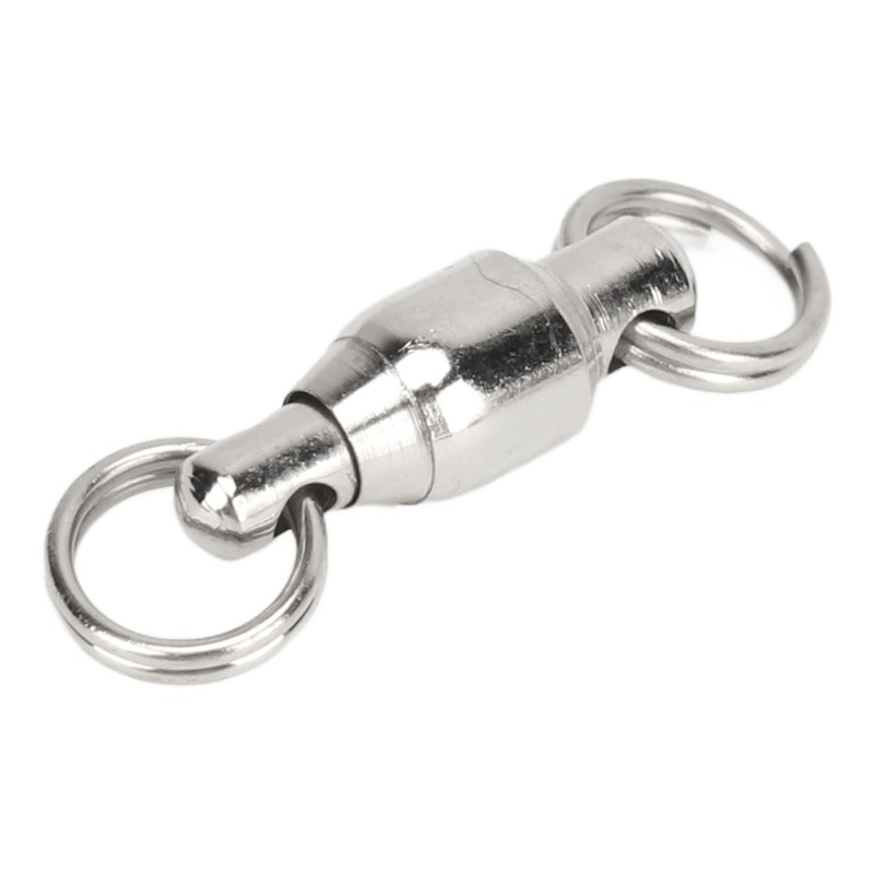 50pcs Ball Bearing Swivels Connector High Strength Stainless Steel Solid