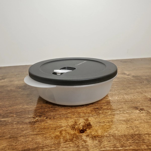 Tupperware CrystalWave On Go Lunch Microwave Round Dish 4 Cups