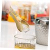 SHOWERORO 1pc Stainless Steel Ice Cube Tongs Food-Grade Material Non-Slip