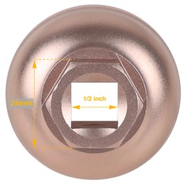 BIKEHAND Bike Bicycle 16-Notch 39mm External Bottom Bracket Install Removal Tool - Compatible with Shimano XTR BB93, Dura-Ace BB9000, BB-R9100 & Other 16-Notch Bottom Bracket Cups