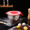 Multifunction Stainless Steel Mixing Bowl with Various Lids and Graters
