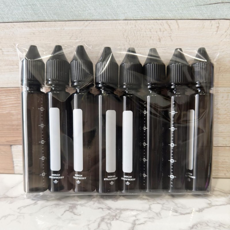 Indian Strawberry Unicorn Bottles 30ml Set of 8 Child Lock