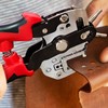 Leather Hole Punch 6 Holes 360 Degree Rotating Adjustable Margin