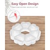 FHORAIN Weekly Pill Organiser, Cute, 7 Day, Large Compartments, Portable