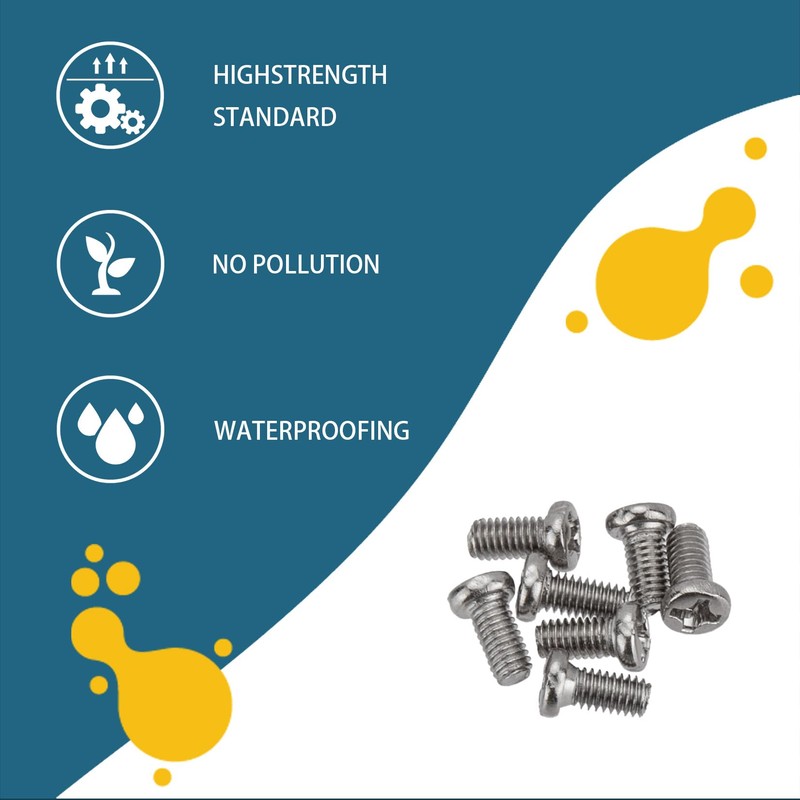 woshilaoDS 1140 Pcs Tiny Screws for Electronics, M1.4 M1.6 M1.7