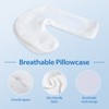 HOMCA Washable Replacement Cushion Cover for PL05 Side Sleeper Pillow