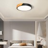 Qamra LED Ceiling Light, Ceiling Light, 30 cm, Black Ceiling