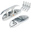KAHACIYO Folding Boat Cleat 4-1/2", Boat Cleat 316 Stainless Steel,