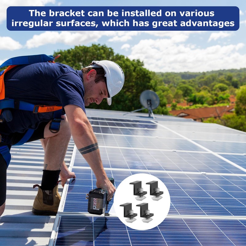 Pack of 4 30 mm Solar Panel Holder, Solar Panel