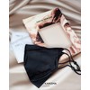 90210 Silk Mask in Black by KARIZMA 19 Momme 100%