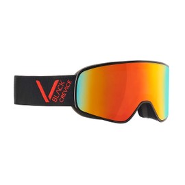 Black Crevice Unisex - Schladming Adult Ski Goggles Red, Size L (Head Circumference 58-61cm)