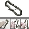 Idakekiy Dual Carabiner Keychain Mutil Tool with Key Chain Bottle