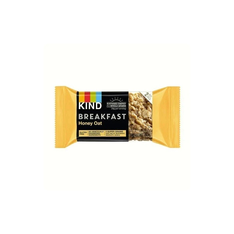 Kind Breakfast Bars Variety 5 Flavors -12 Pack- Gluten Free