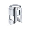 Cilio Champagne Closure Made from Brushed Stainless Steel, Silver, 6