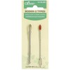 Clover 4001 Kle mmnadel Bodkin, silber, 2-teiliges Set