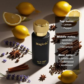 Happlee ECLIPSE - Men's Eau de Parfum Spray, Citrus, Floral, Woody, Long-Lasting Fragrance, 1.7 Ounce / 50 ml