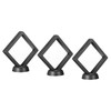 PATIKIL 3.5" x 3.5" 3D Floating Display Case, 3 Pack