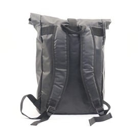 havelaugh Toproll Office Backpack Daypack for Men and Women, Lightweight and Expandable Daypack fits upto 17 inch Laptop for Work, Business, College, water-resistent truck canvas, Black