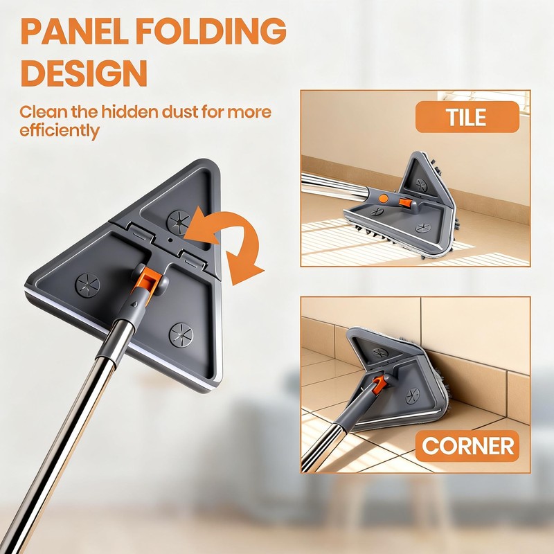 85'' Wall & Ceiling Mop with Long Handle, Wall and