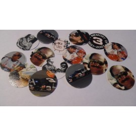 Unbranded Pre Cut One Inch Bottle Cap Images Nascar #3 Earnhardt  Mix Free Ship - photo, 25 images