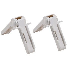 2PCS Fridge Freezer Door Hinge 2412125011 Compatible with Dometic Fridge Freezer Compartment Flap Hinge Rm 6 7 8 Rge 2100 Camper Caravan Motorhome Accessories