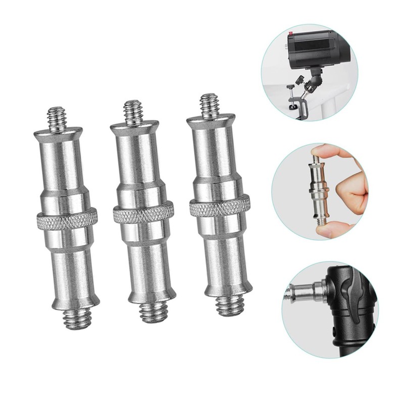 MERRYHAPY Universal Threaded Screw Adapter Spigot Tripod Spigot Adapter for