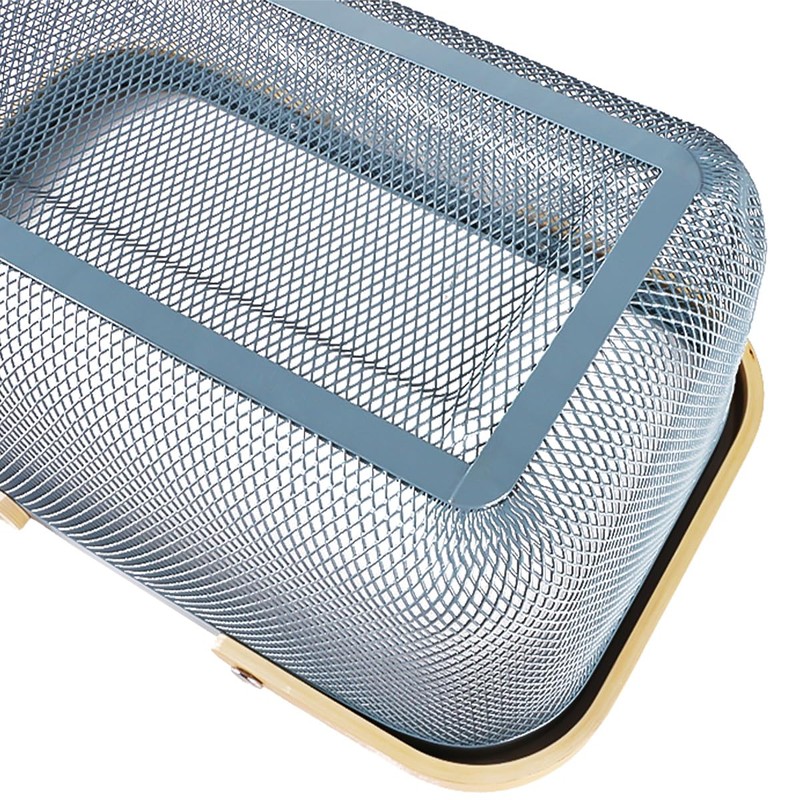 Ymeibe Wire Mesh Storage Organizer Basket Portable Garden Harvest Basket