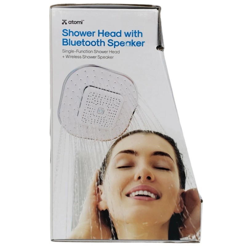Atomi - Shower Head with Bluetooth Speaker- Wireless-Detac