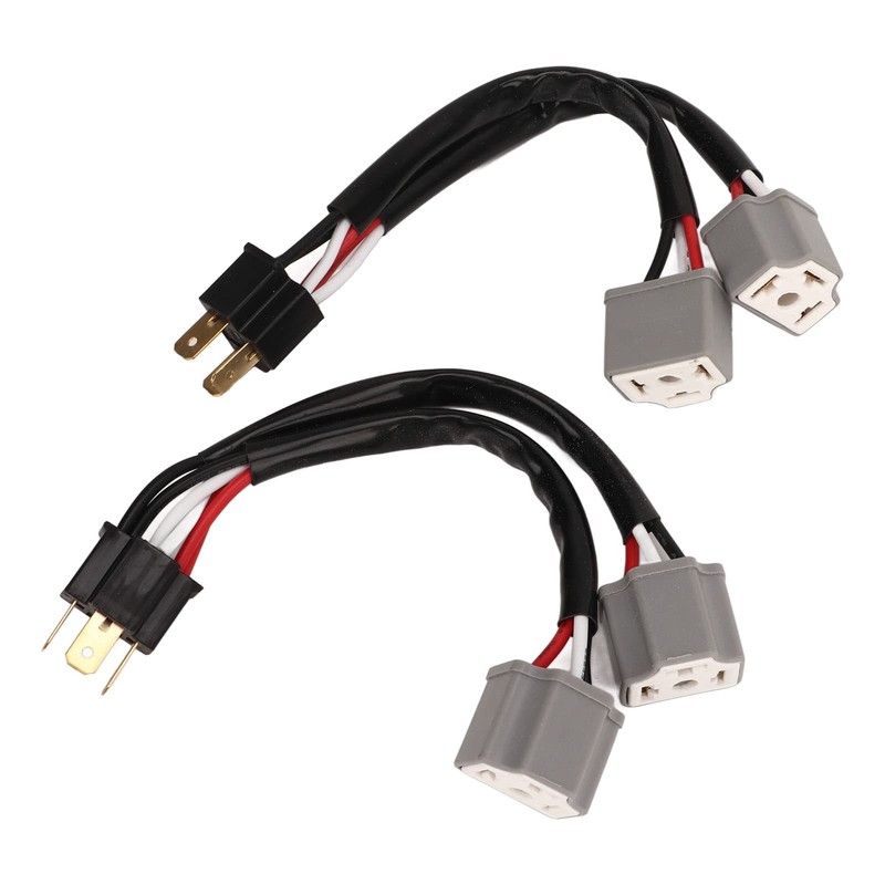 9003 H4 Headlights Wiring Harness Adapter Y Shape Splitter LED