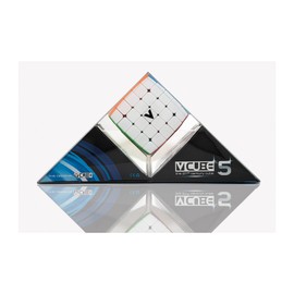 V-Cube 2057332 V 2057332 Rubik's Cube 5 x 5 x 5, Magic Cube, Speed Cube, Puzzle Game for Adults and Children from 6 Years, Curved