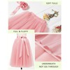 Bridesmay - Falda de tul para mujer, longitud a la