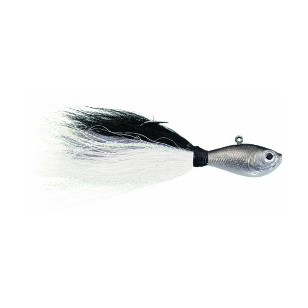 Spro Bucktail Jig-Pack of 1, Dark Shad, 6-Ounce