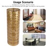 Umbrella Holder Round Rust Proof Stylish Hollow Copper Pattern Metal
