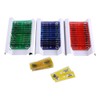 A Set Plastic Prepared Microscope Slides Animals Insects Plants Flowers