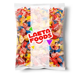 Whatta Bubble Gum Bulk | Individually Wrapped Gum, Chewing Bubble Fruit Flavor | Assorted Fruit Bubblegum | 1 Pound Bulk Bag (Approx. 110 Pieces)