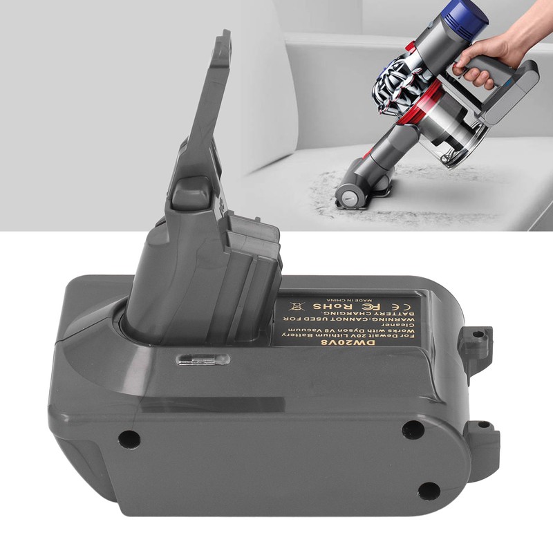 20V Lithium Battery Converts for V8 Vacuum Cleaner Adapter Power