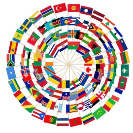 250 Stück Eurovision Europäische Zahnstocher Flaggen, Verschieden Länder Flagge Zahnstocher Flagge Cocktail, Länder Weltflaggen Fahne Zahnstocher, für Cupcake Topper Cocktail Party Pub Deko