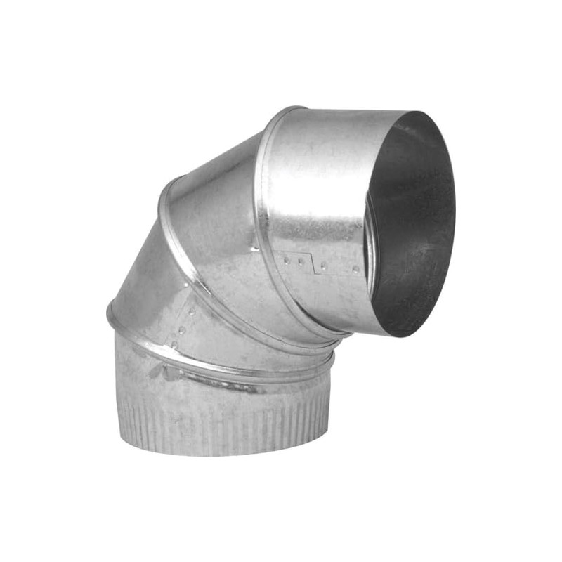 UNITED STATES HDW GV0308 10" 26GA Galvanized Adjustable Elbow