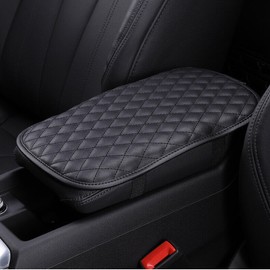 Unbranded Universal Car Center Console Box Armrest Cushion Cover PU Leather Pad Protector