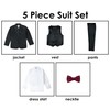 Spring Notion Boys' Classic Fit Tuxedo Set, No Tail 8