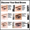 REVLON ColorStay Brow Fiber Filler, Longwearing & Volumizing Waterproof Eyebrow