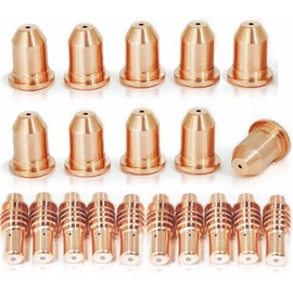 Shinnous Plasma Cutting Replacement Kit for Harbor Freight Titanium 65 PT60 IPT-60 (10tips59164+10electrodes59182)