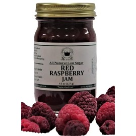 Red Raspberry Jam, All Natural/Low Sugar, 18 oz