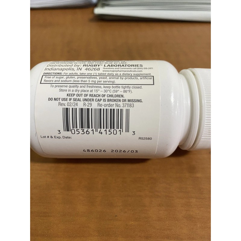 Rugby Nephro-Vite Vitamin B and C Complex